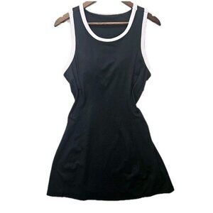 Marika Active Women's Size L Black Court Dress Racerback Golf-Tennis- Pickleball